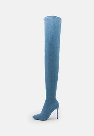 Laarzen met hoge hak - blue