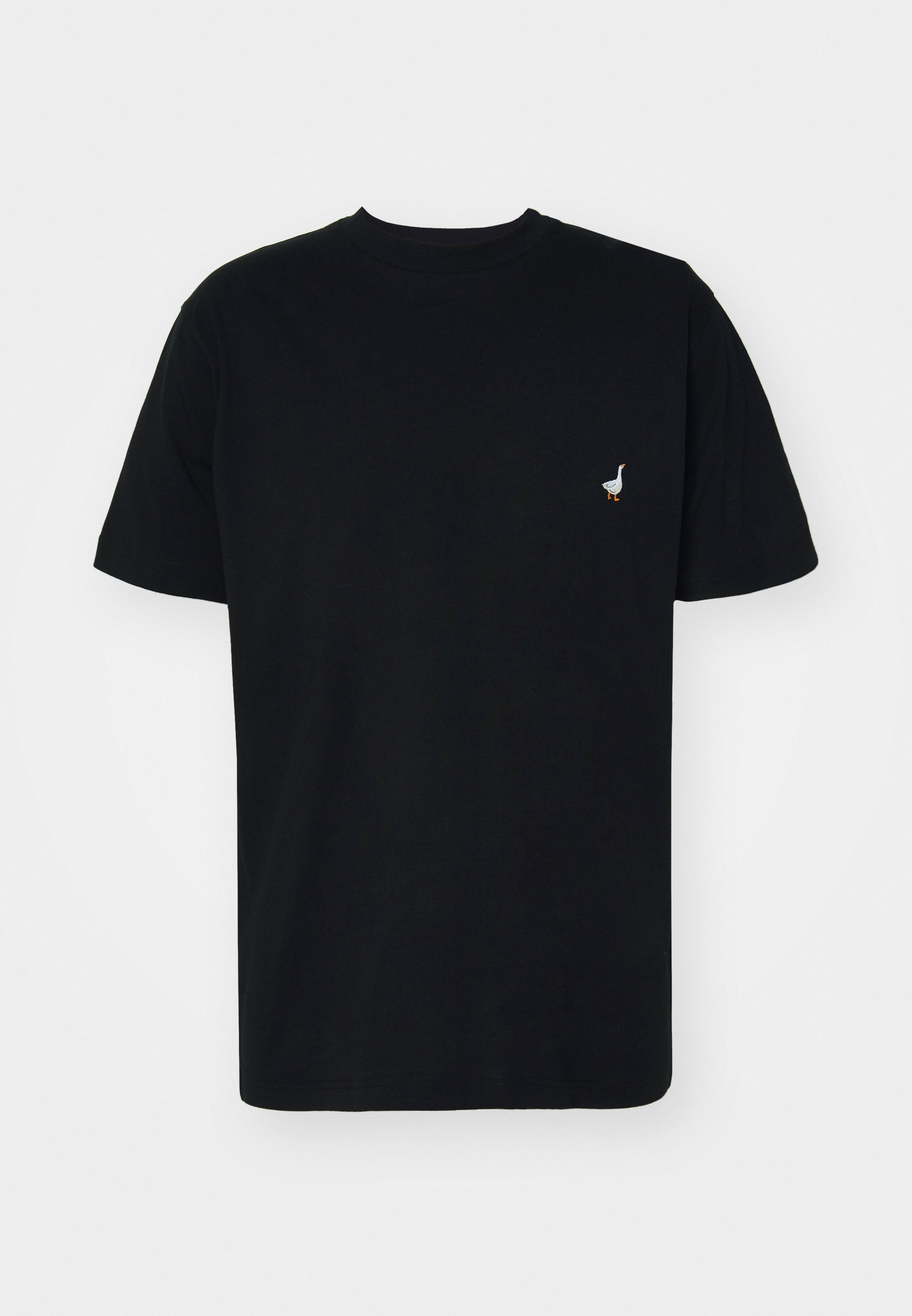 MOSCHINO GOOSE SYMBOL - Basic T-shirt - black - Zalando.co.uk