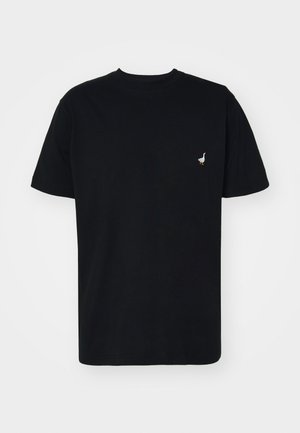MOSCHINO GOOSE SYMBOL - T-shirt basique - black
