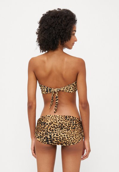 Norma Kamali LOW RISE BILL BOTTOM - Bas de bikini - cheetah patch