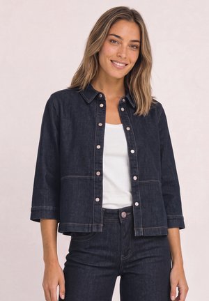 Street One, 3/4-ARM HEMDBLUSE MIT KNOPFLEISTE - Chemisier - rinse soft washed