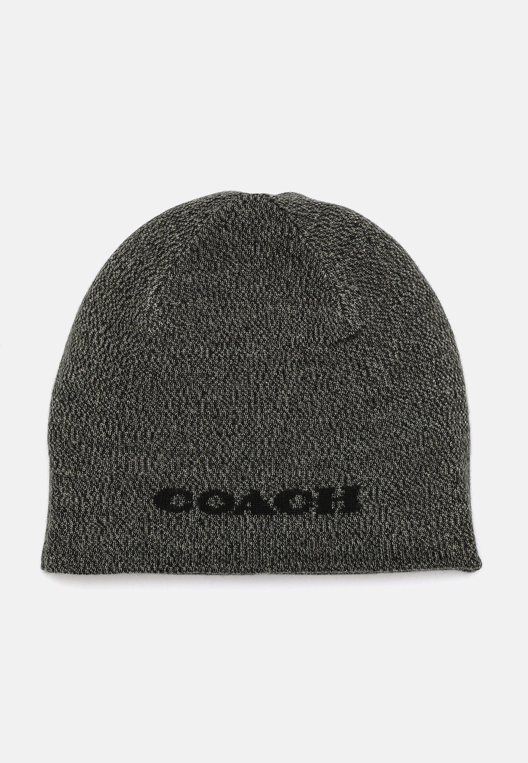 COACH REVERSIBLE - Beanie - black grey/dark grey - Zalando.co.uk