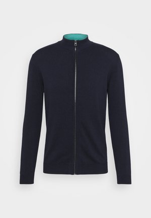 MODERN BASIC ZIP JACKET - Kardigan - dark blue