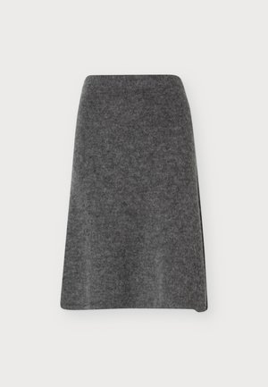 DESIGNERS REMIX, ELOISE MIDI SKIRT - А-образна пола - dark grey