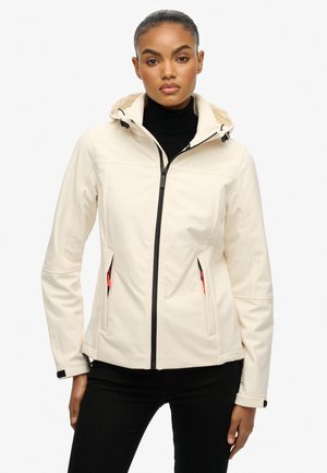 HOODED CLASSIC TREKKER - Overgangsjakke - off white