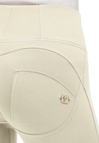 Freddy PUSH UP SUPERSKINNY VITA ALTA CON ZIP - Leggings - white