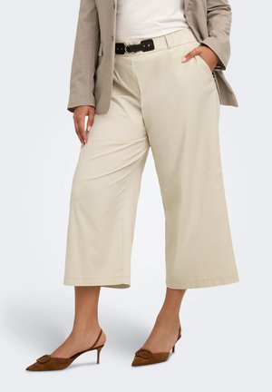 ONLY Carmakoma, Culotte CARANNY Regular Fit - Pantalon classique - oatmeal