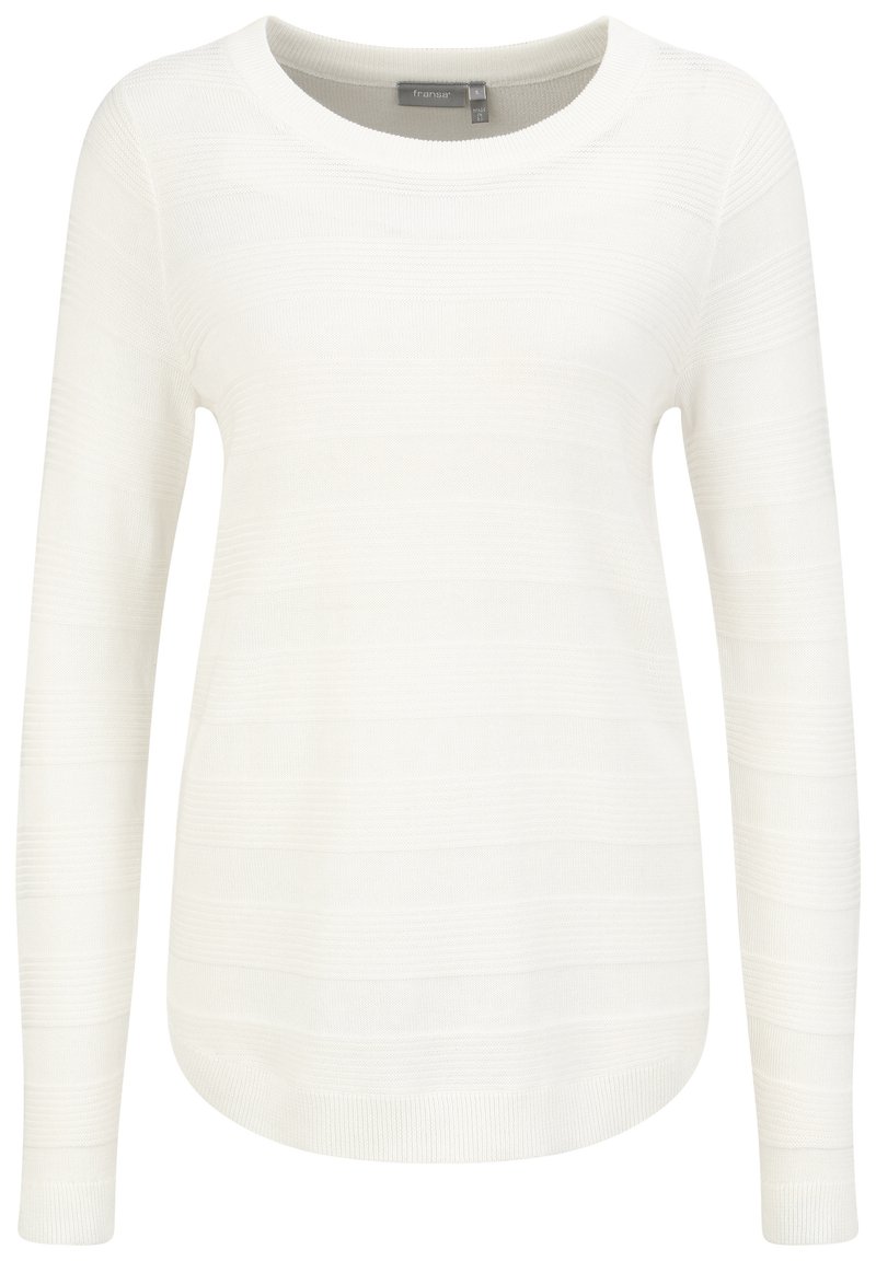 Damen Strickjacken | Fransa FRLETAN 3 PULLOVER Strickpullover antique/weiß - DY70403 Damen Strickjacken | Fransa FRLETAN 3 PULLOVER Strickpullover antique/weiß - DY70403