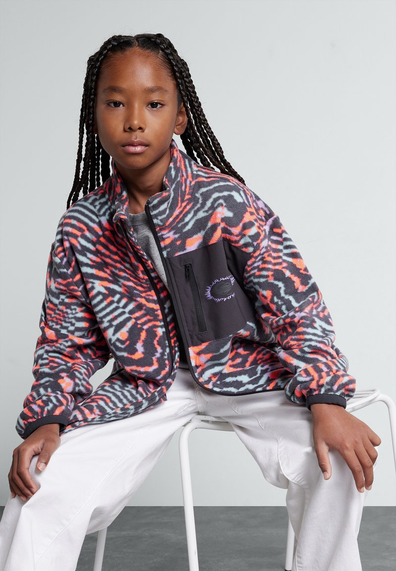 Quiksilver RADICAL TIMES POLAR YOUTH UNISEX - Veste polaire - purple rose/orange - ZALANDO.FR