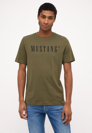 Print T-shirt - grün
