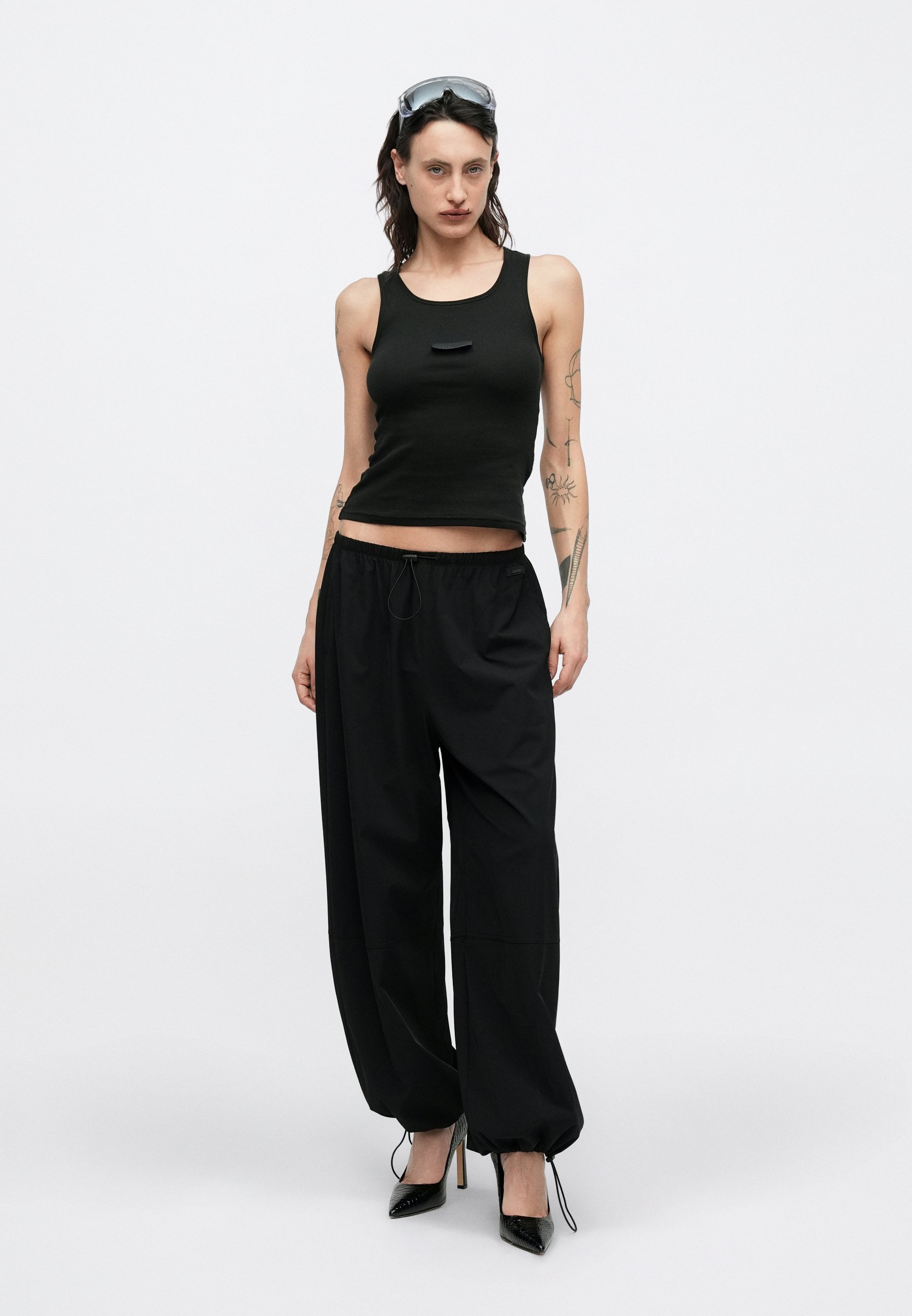 MM6 Maison Margiela TANK - Top - black - Zalando.co.uk