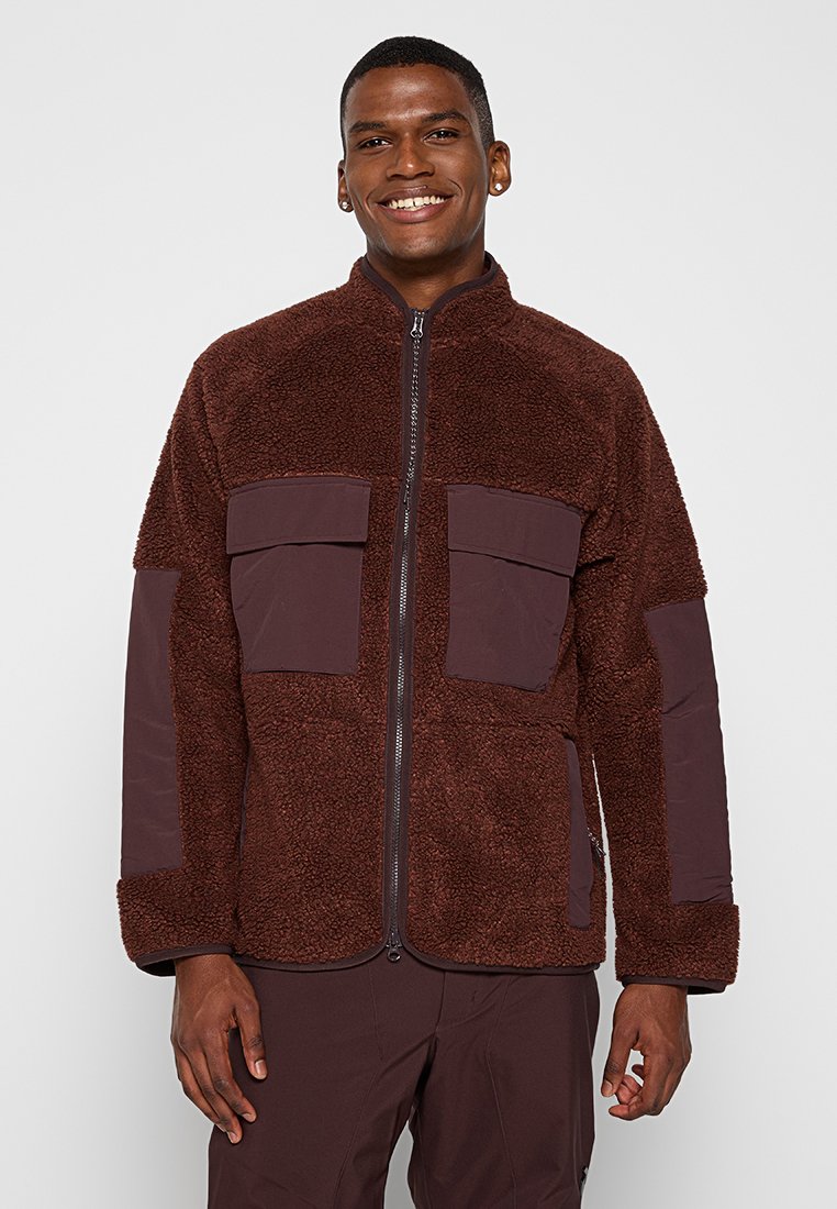 Peak Performance Fleecejas donkerbruin