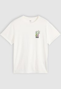 RELAXED FIT TEE - Printtipaita - cacti club front back poster cloud dancer