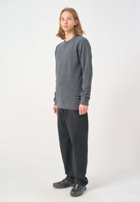 Cleptomanicx NOITCH - Strickpullover - heather lava smoke