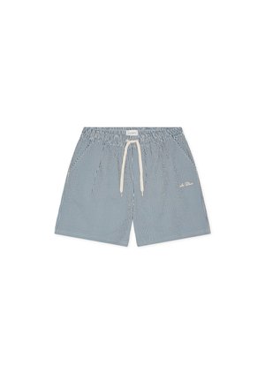 Les Deux, SEERSUCKER - Badeshorts - dark denim blue