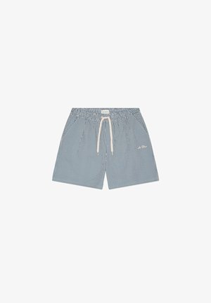 Les Deux, SEERSUCKER - Badeshorts - dark denim blue