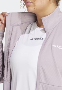 adidas Terrex Fleecejacka - berry