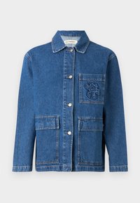 Marimekko POWERI UNISEX  - Giacca di jeans - worn indigo