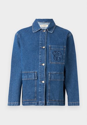 Marimekko POWERI UNISEX  - Giacca di jeans - worn indigo
