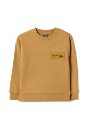 CREW NECK IN OVER FIT - Felpa - light tobacco brown