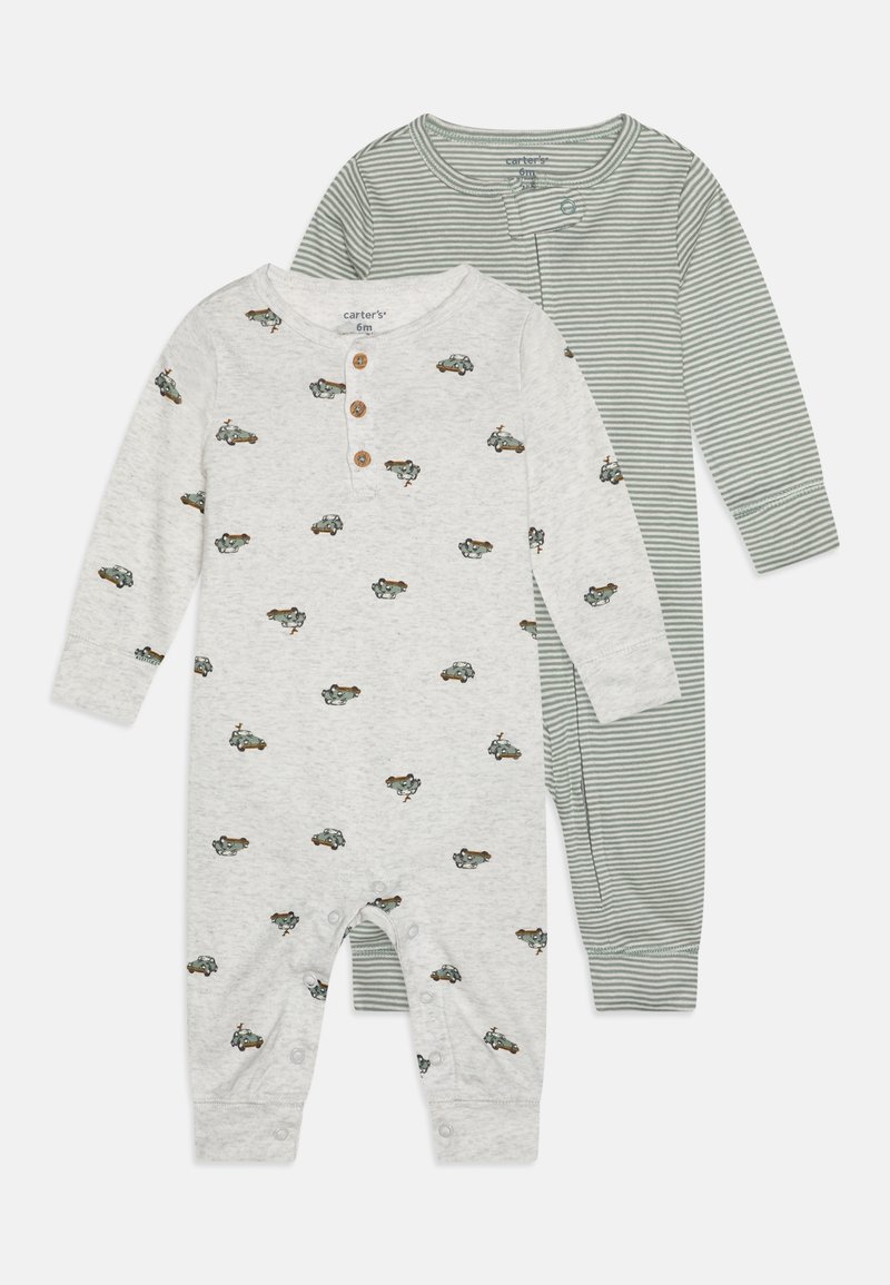 Carter's STRIPE COVERALL 2 PACK - Jumpsuit - multi-coloured