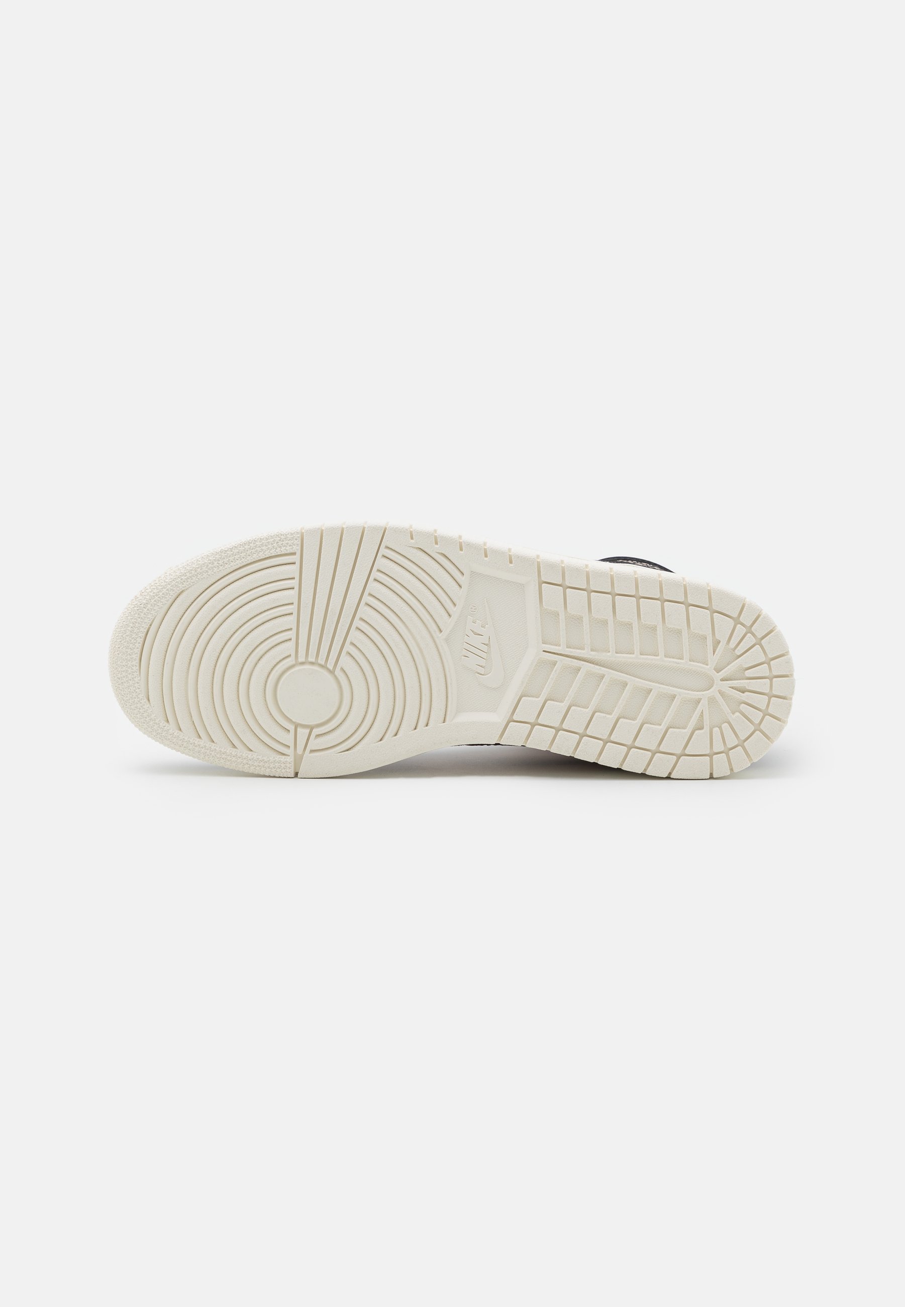 Jordan AIR 1 MID - Sneakers hoog - particle beige/black/canyon rust/sail/bordeauxrood  - Zalando.nl