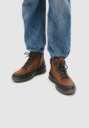 ECCO, ECCO BYWAY 2.0. - Lace-up ankle boots - black camel magnet