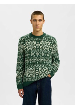 Pullover - dark green
