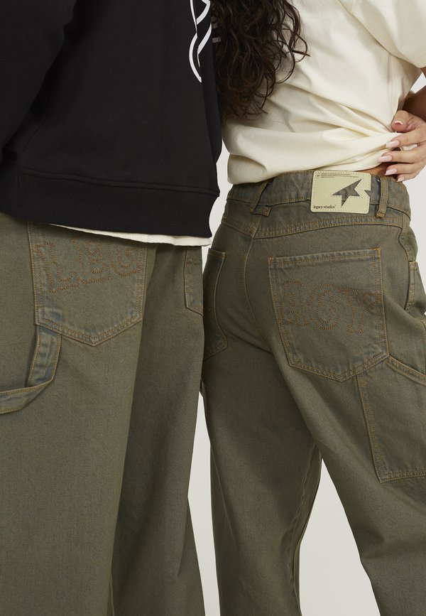 UNISEX - Loose Jeans - khaki denim4