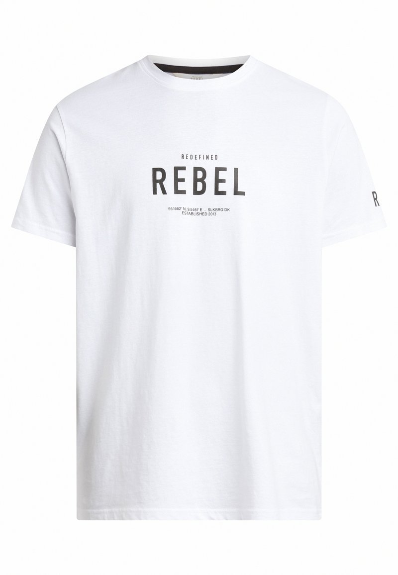 Redefined Rebel T-shirt print wit Redefined Rebel T-shirt print wit