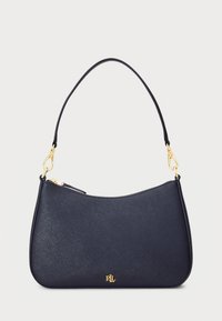 CROSSHATCH LEATHER MEDIUM DANNI BAG - Sac à main - refined navy
