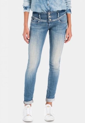 Straight leg jeans - blue denim