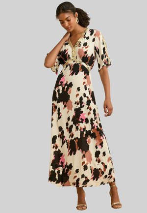 REGULAR FIT - SEQUIN SLEEVE   - Vapaa-ajan mekko - neutral