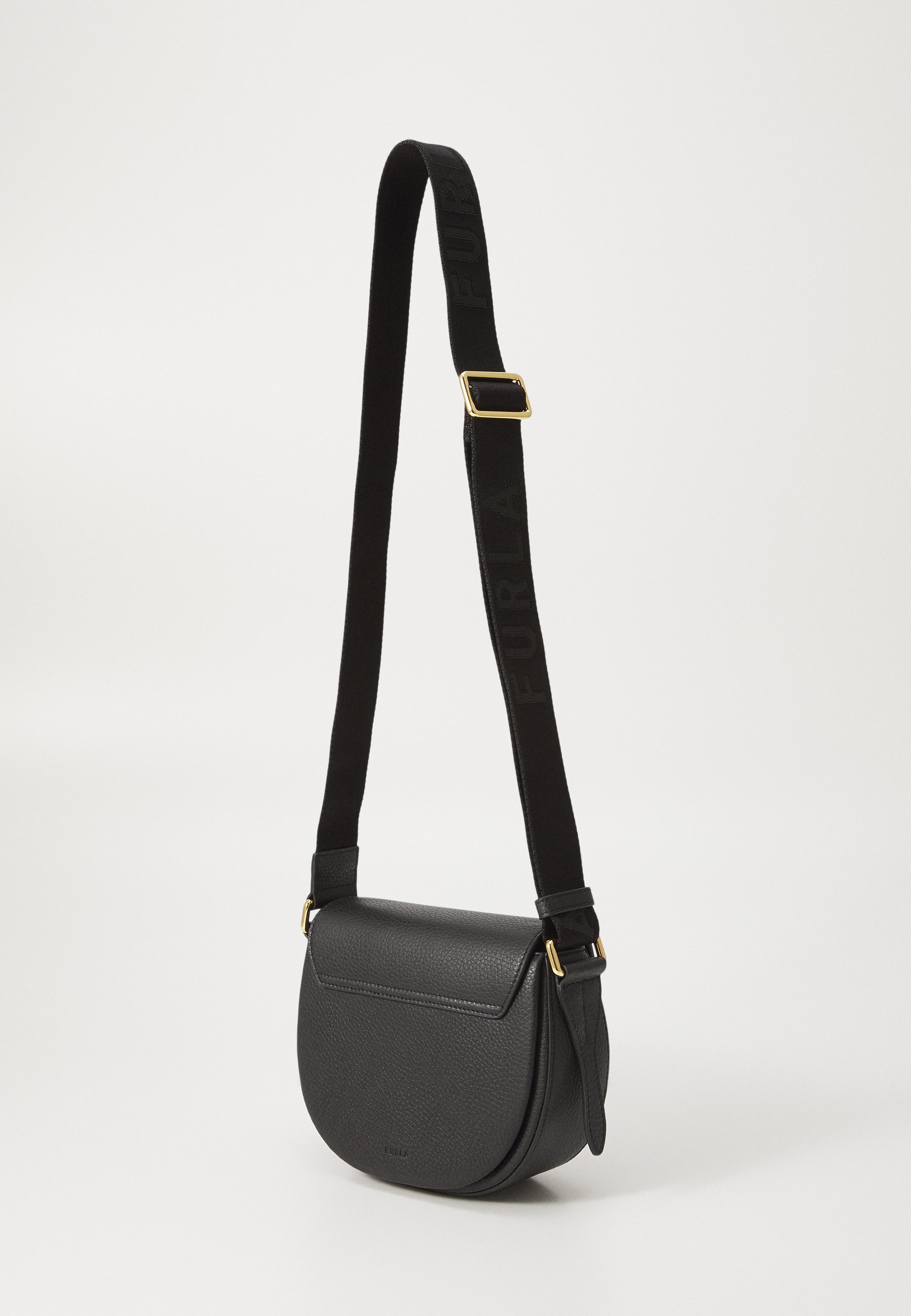 ショルダーバッグ・ポシェット Furla  Lotus Mini Leather Shoulder Bag Black Color Furla Shoulder bag Lotus Mini in black leather