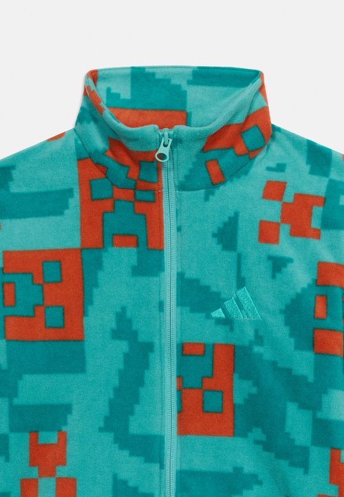 adidas MINECRAFT UNISEX - Forro polar - light blue/dark green/orange — foto 3