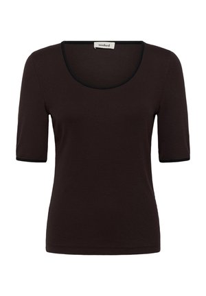 Soaked in Luxury, SOAKED IN LUXURY SLNAIDA TEE - T-shirt basic - ganache