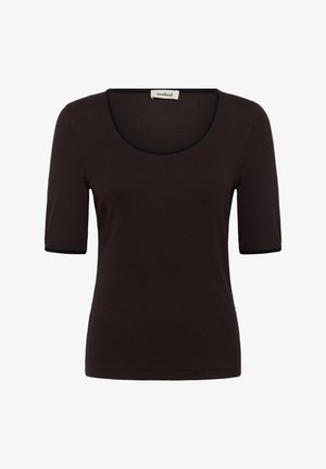 Soaked in Luxury, SOAKED IN LUXURY SLNAIDA TEE - T-shirt basic - ganache