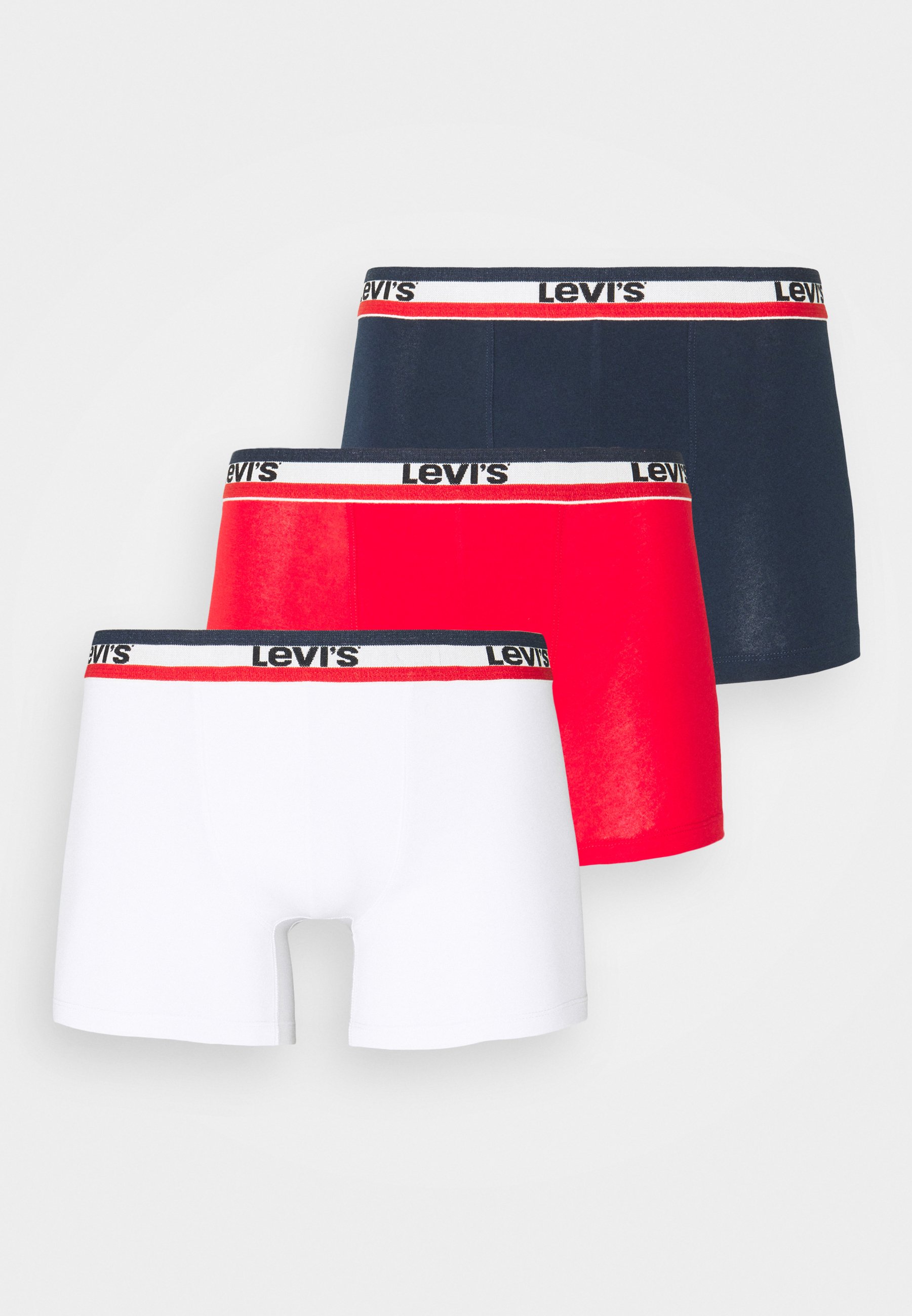 Levi's® LOGO BOXER BRIEF 3 PACK - Pants - white/blue/red/white -  