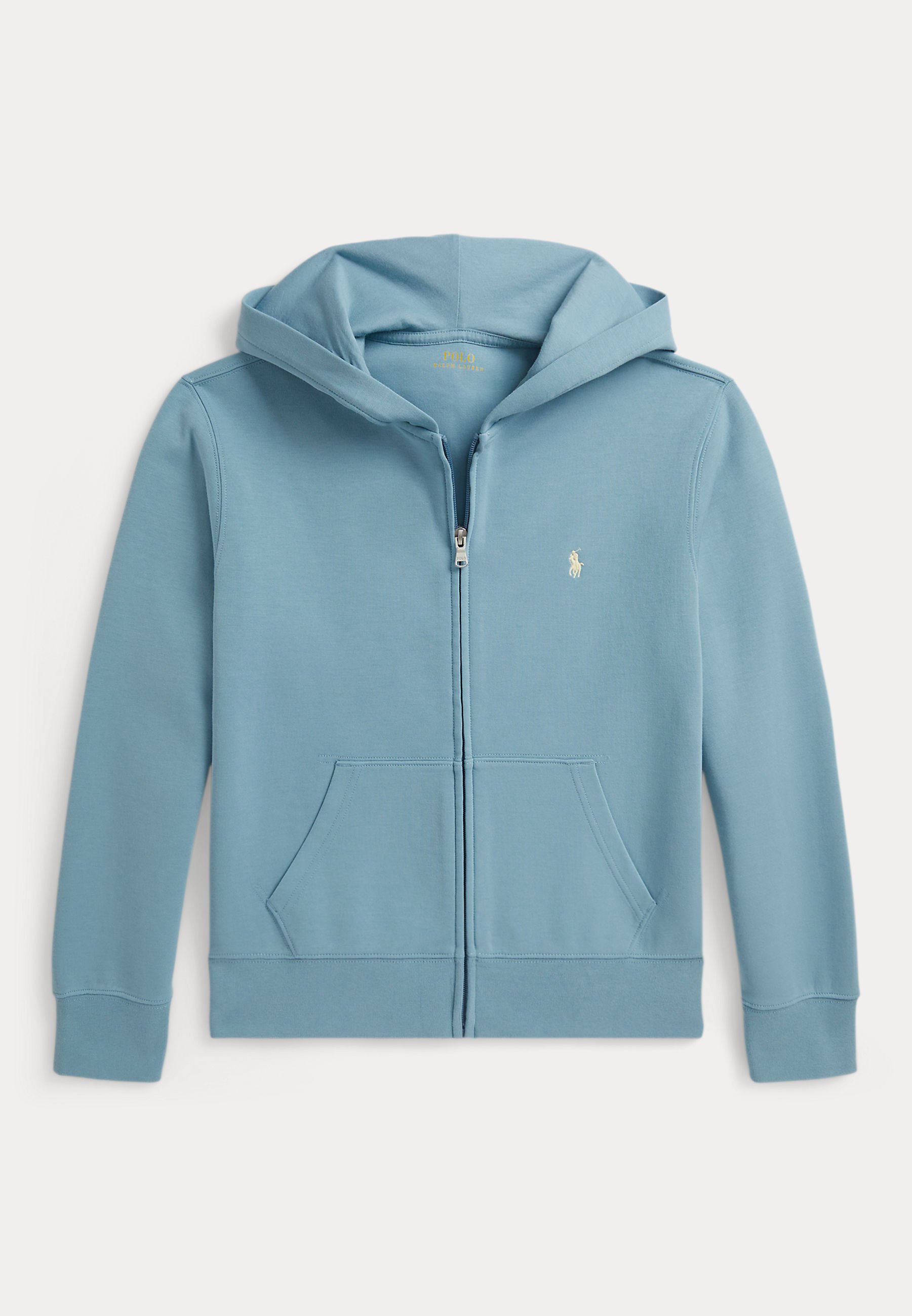 Polo Ralph big pony Lauren zip hoodie 水色 Polo Ralph Lauren BIG PONY HOODIE 7-14Y UNISEX - Jersey con