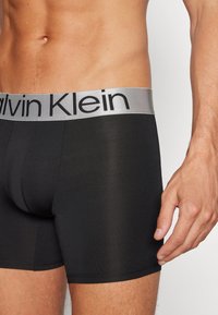 Calvin Klein Underwear BOXER BRIEF 3 PACK CKR STEEL MICRO - Apakšbikses - black/zoni beach/ash