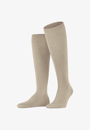 FALKE, ClimaWool - Kniestrümpfe - pebble mel