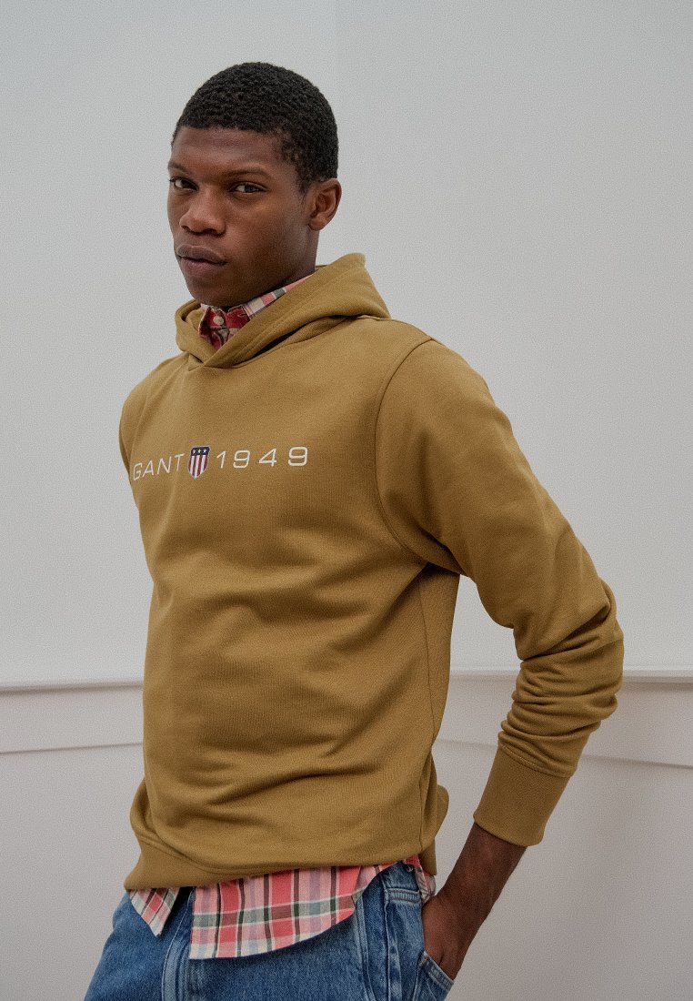 Gant Hoodie mosterdgeel