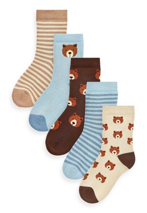 RICH 5 PACK  - Socken - bear stripe