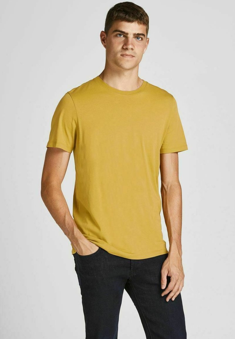 Jack & Jones JJE TEE  O-NECK  - Basic T-shirt - dried tobacco