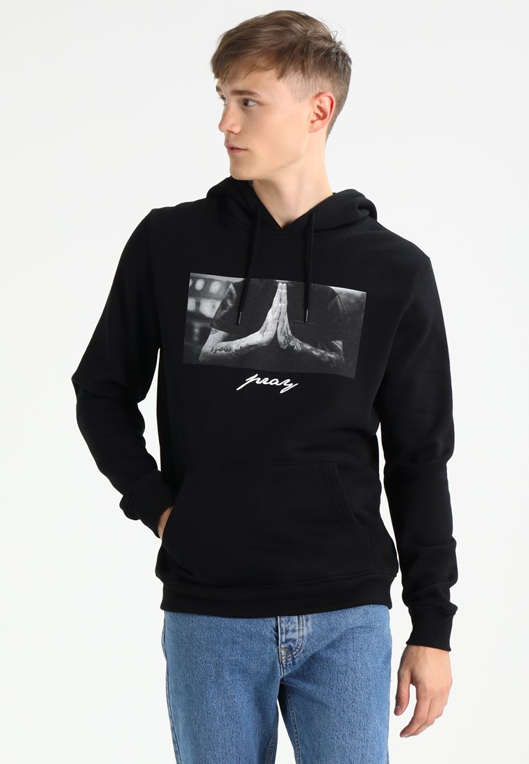 Mister Tee - PRAY - Kapuzenpullover - black, Vergrößern