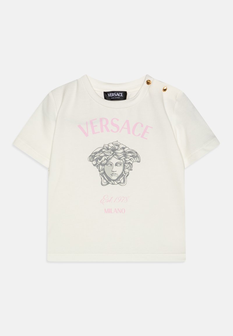 Versace T-shirt print wit Versace T-shirt print wit