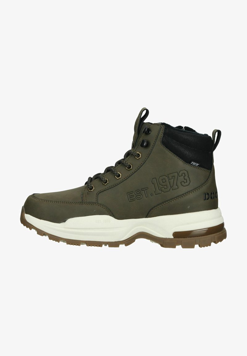 Dockers by Gerli Snørestøvletter - khaki 850