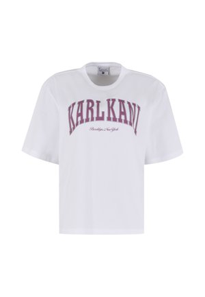 Karl Kani, KK COLLEGE OVERSIZED T-SHIRT - Tričko s potlačou - white