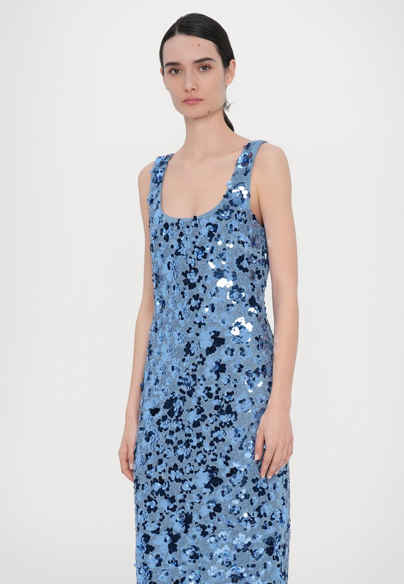 MICHAEL Michael Kors Cocktail dress / Party dress - chambray/blue -  Zalando.co.uk