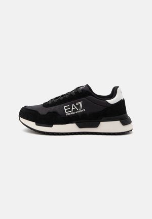 EA7 Emporio Armani VINTAGE RUNNING UNISEX - Tenisky - full black/white